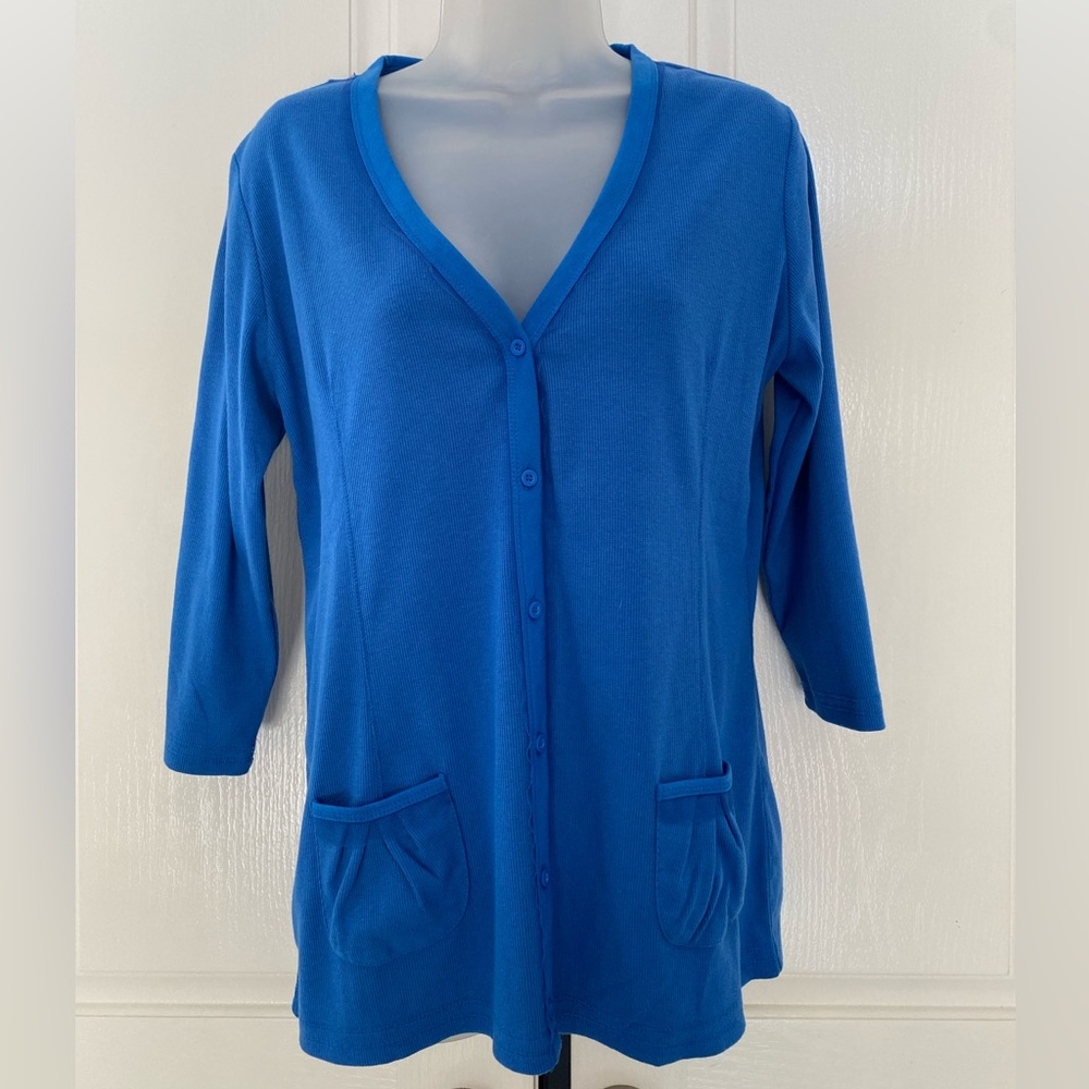 Melrose Chic Blue Sweater/Cardigan M